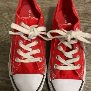 Red Converse/ Airwalk shoes